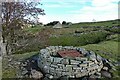 NY8545 : Capped mine shaft near Middle Westend by Andrew Curtis