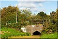 SK9571 : Railway Bridge over a spur of the Main Drain, Lincoln by Oliver Mills