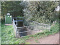 SZ5383 : Budbridge river gauging station, near Godshill by Malc McDonald