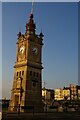 TR3570 : Margate: clock tower, Marine Gardens by Christopher Hilton