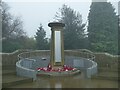 SE2435 : Wreaths at Bramley war memorial by Stephen Craven