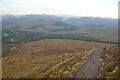 NH4466 : Footpath on An Cabar (Ben Wyvis), Ross-shire by Andrew Tryon