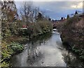 SO8376 : River Stour in Kidderminster by Mat Fascione