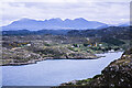 NC0619 : Rocky shore of Loch Kirkaig by Trevor Littlewood