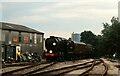 TQ3729 : Strange arrival at Horsted Keynes station, Bluebell Railway by Martin Tester