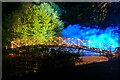 SP4315 : Blenheim Illuminations - (8) - Waterfall and bridge by Rob Farrow