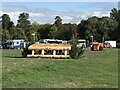 SP4415 : Cross-country fences 22A and B at Blenheim Horse Trials by Jonathan Hutchins