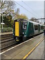 SJ8055 : Class 350 Desiro unit at Alsager railway station by Jonathan Hutchins