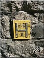 SH5872 : Hydrant marker on Upper Garth Road, Bangor by Meirion