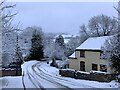 SJ7950 : Wereton Road in the snow by Jonathan Hutchins