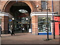 NY4056 : Market Hall Entrance, Scotch Street by Adrian Taylor