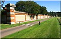 SK8832 : Road through Harlaxton Park leading to Harlaxton Manor by Roger Templeman