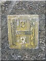 SH5771 : Hydrant marker on Farrar Road, Bangor by Meirion