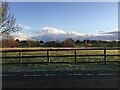 SP2867 : A wintry shower over Warwick by Robin Stott