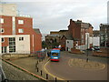 NZ3567 : New Quay - Ferry Terminal bus terminus by Adrian Taylor