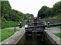 SO9186 : Delph Locks near Brierley Hill, Dudley by Roger  D Kidd