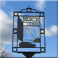 TM4689 : North Cove village sign by Adrian S Pye