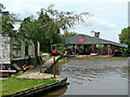 SK2801 : Canal boatyard south-east of Polesworth, Warwickshire by Roger  D Kidd