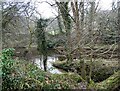 NZ0852 : Stream running into the River Derwent by Robert Graham