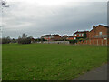 SO8653 : Grassy area and the rear of Battenhall Rise, Worcester by Chris Allen