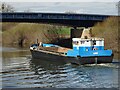 SO8540 : A barge on the River Severn by Philip Halling