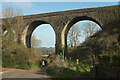 SX8957 : Viaduct above Broad Sands by Derek Harper