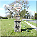 TL7788 : Weeting village sign by Adrian S Pye