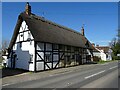 SP0448 : Thatched timber-framed cottage by Philip Halling