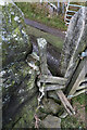 NY9717 : Bird's nest in stile, East Loups's by Andy Waddington