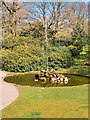 SJ7387 : Fountain at Dunham Massey by David Dixon