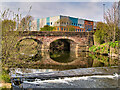 SD8008 : River Irwell, Hardy's Gate Bridge by David Dixon