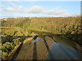 NZ8909 : Shadows on the river Esk near Whitby by Malc McDonald