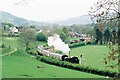 SJ1542 : Distant view of Glyndyfrdwy Station, Llangollen Railway by Martin Tester