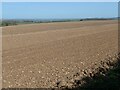 SE9472 : Bare field, Helperthorpe Moor by Christine Johnstone