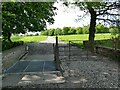 SJ7774 : Gate and cattle grid, Peover Hall estate by Stephen Craven