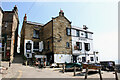 NZ9504 : Bay Hotel, The Dock, Robin Hood's Bay by Jo and Steve Turner