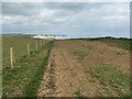 TV5097 : Worn vegetation, Seaford Head by Robin Stott