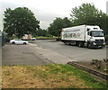 ST3189 : McDonald's articulated lorry, Edwin Street, Crindau, Newport by Jaggery