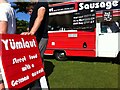 SP3165 : German vege-sausage van, Leamington Peace Festival by A J Paxton