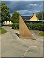 NH5963 : Giant sundial at Storehouse of Foulis by Graham Hogg