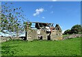 NZ0647 : Derelict farmhouse at Fell Close by Robert Graham