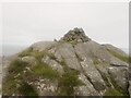 NM4167 : Summit cairn, Point of Ardnamurchan by Richard Webb