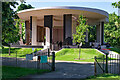 TQ2880 : Hyde Park : temporary pavilion, Serpentine Gallery by Jim Osley