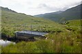 NM8155 : Cut off weir, Loch Uisge hydroelectric by Richard Webb