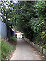 SE2320 : Huddersfield Road exit, Spen Valley Greenway, Dewsbury by habiloid