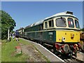 SS9944 : Diesel at the rear, Dunster by Stephen Craven