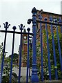 SE2935 : Quarry Mount primary school - railings by Stephen Craven