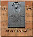 NT0804 : Memorial to Lord Dowding - detail of plaque by M J Richardson