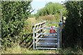 ST3484 : Footbridge on boundary of Great Traston Meadows LNR by M J Roscoe