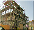 SX9064 : Zion chapel under scaffolding by Derek Harper